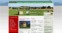 Desktop Screenshot of krmelin.cz